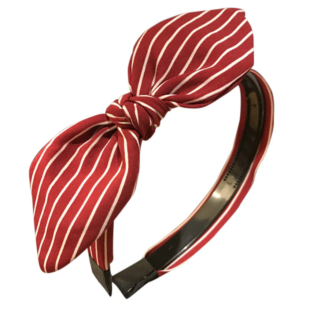 Женские полосатые аксессуары для волос Женская крестообразная головная повязка