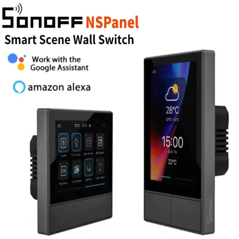 Смарт-переключатель SONOFF NSPanel с поддержкой Wi-Fi и сенсорным экраном | Электроника