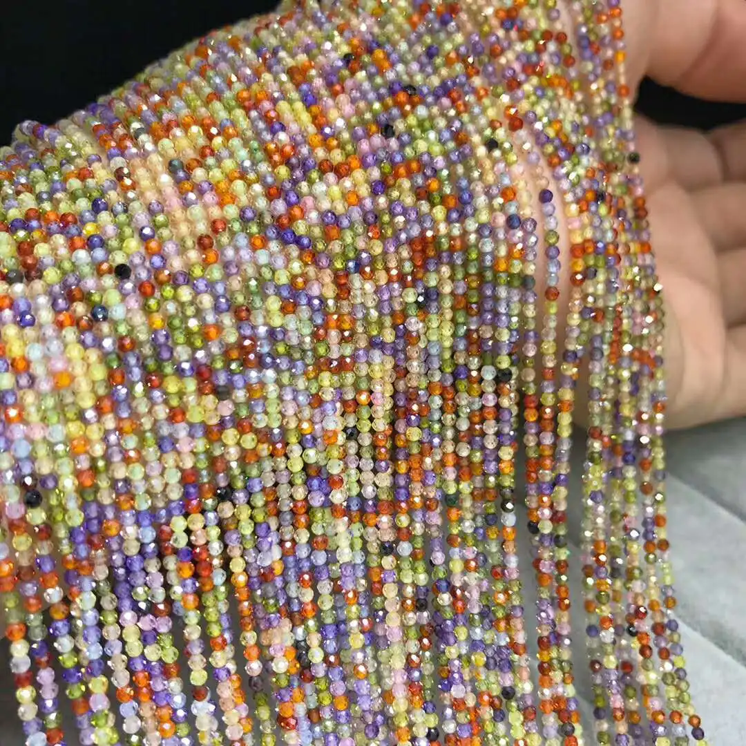 Натуральный кристалл красочные Дуо Циркон футбольное лицо свободный жемчуг DIY