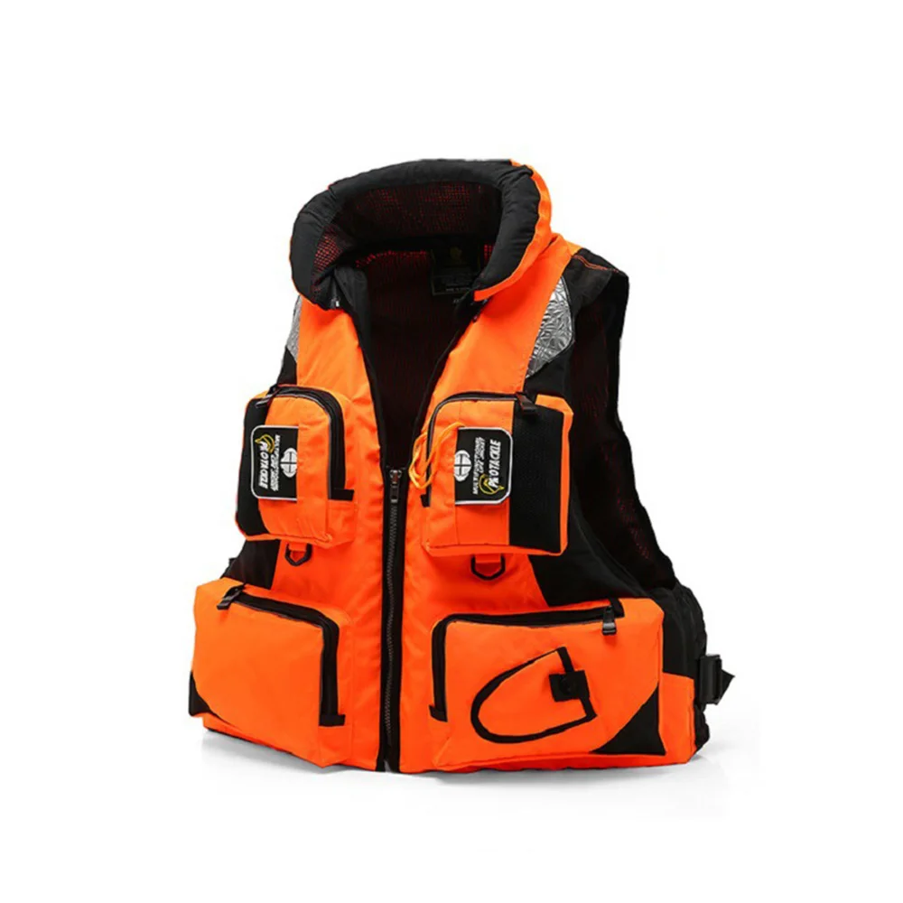 

Life Jacket Sea Fishing Vests Multi-Pockets Kayak Drifting Buoyancy Suit Outdoor Safety Rescue Professional Men Life Jacket