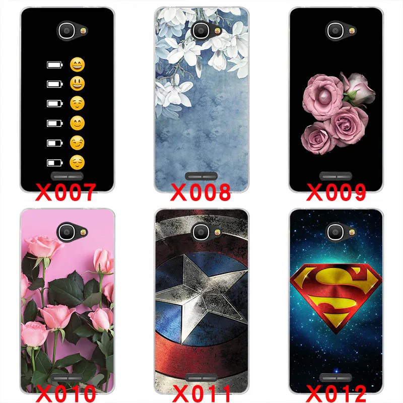 Colorful Printing soft tpu case Soft silicone For Alcatel POP 4S 5095K cover back Phone Bags Shell |