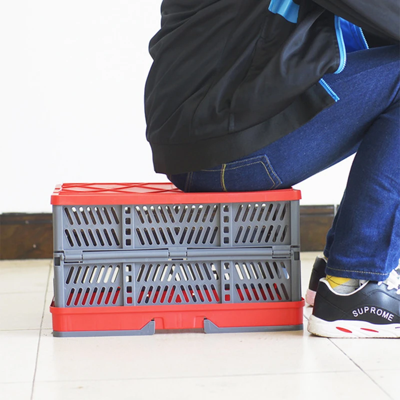 Складная корзина для хранения покупок в супермаркете портативная Корзина