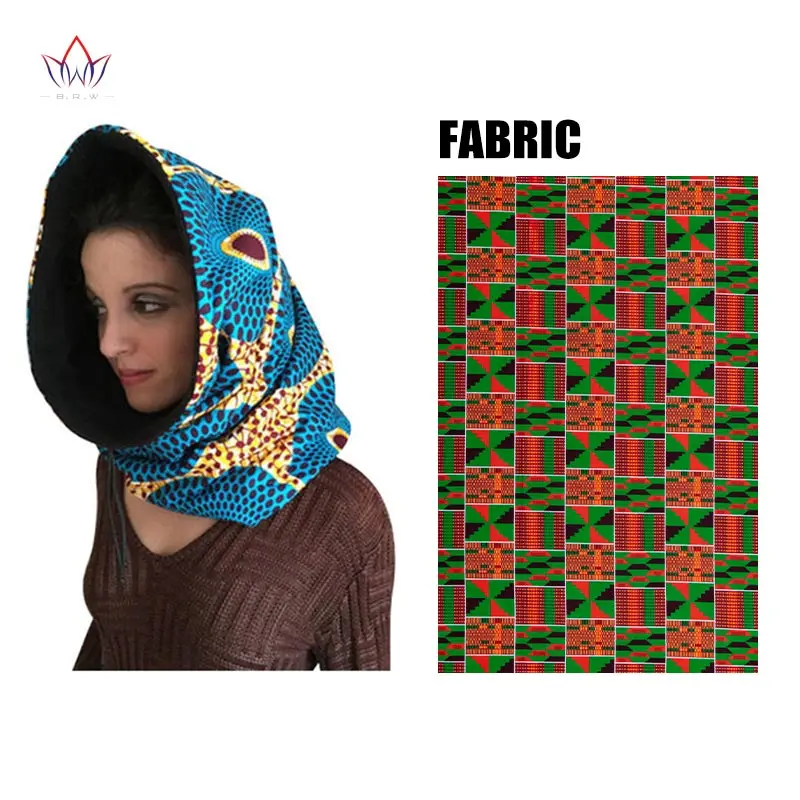 Шарф BRW в африканском стиле шарф с принтом виде воска для головы женщин хлопковые