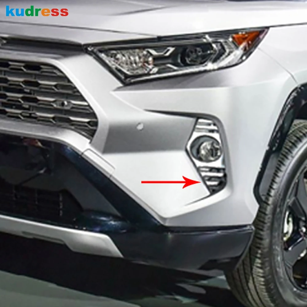 Для Toyota RAV4 RAV 4 Adventure/Ограниченная серия LE XLE Hybrid ABS хромированный противотуманный светильник, лампы, накладка, аксессуары