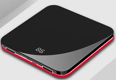 red D85 Lantro JS 20000 мАч Мини банк питания цифровой дисплей зарядное устройство Внешний аккумулятор для iPhone samsung huawei Xiaomi телефон D85 D86 - Цвет: red D85
