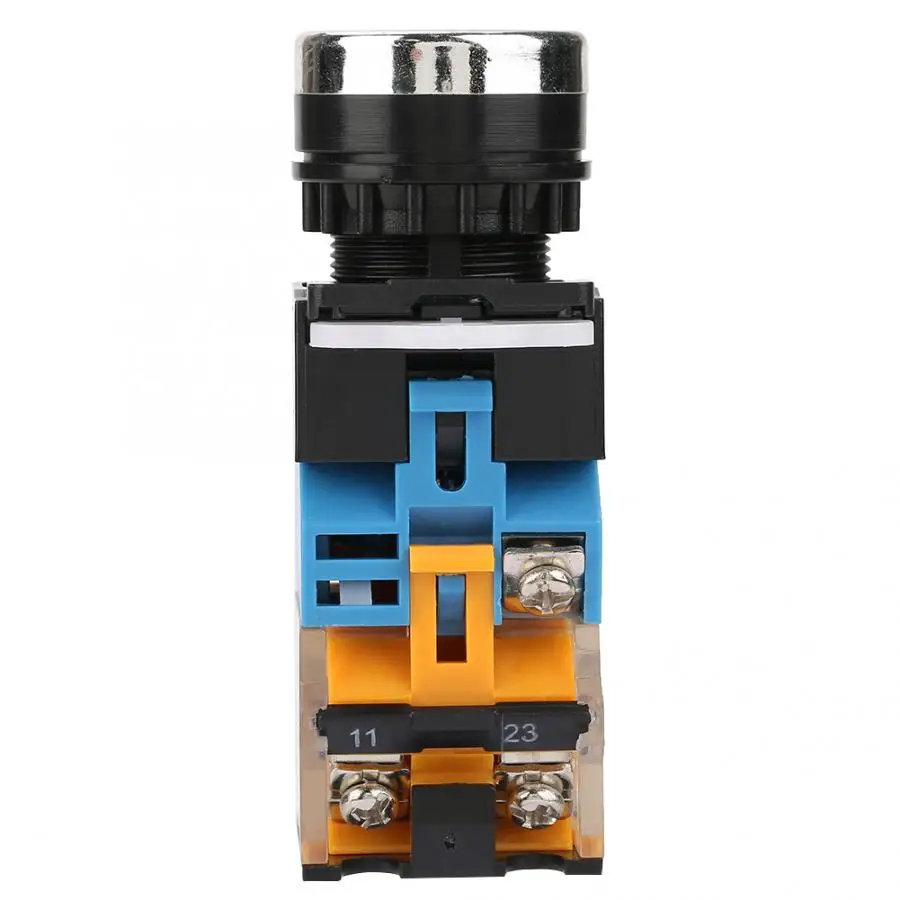 _ Самоблокирующийся Красный кнопочный переключатель со светодиодный светильник