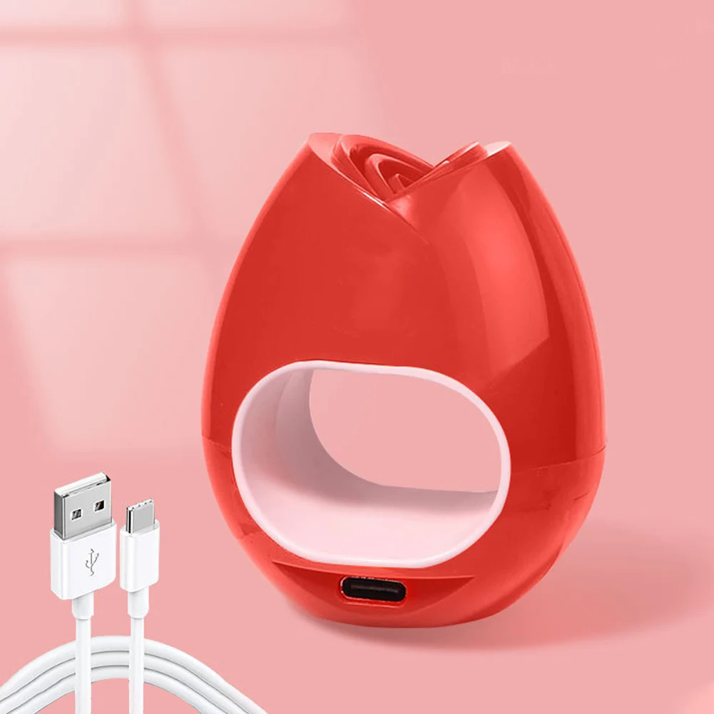 

Подарок Роза Форма Портативный электрическая одноместная УФ светодиодная лампа для сушки ногтей USB Мощность