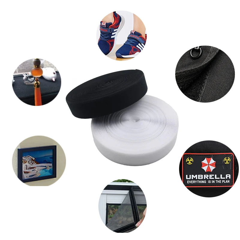 10 см Velcros без клея крючок Петля Крепежная лента для шитья волшебная стикер Velcroing