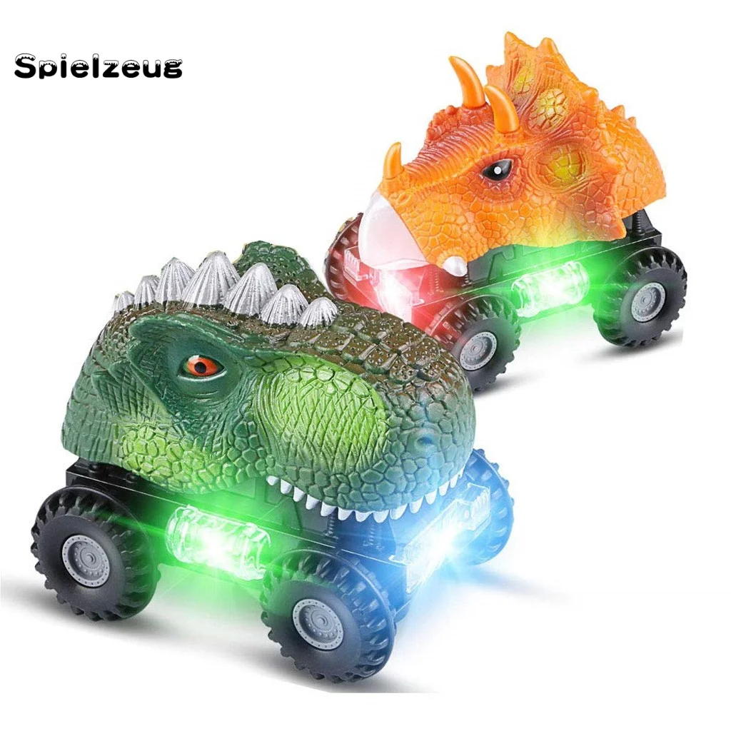 2 шт. в упаковке мини динозавр машинки игрушка с колесом оттягивающая заднюю