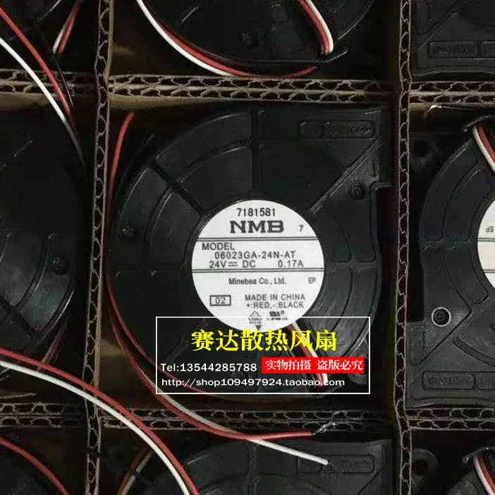 

New NMB 6023 24V 0.17A 06023GA-24N-AT blower turbo fan