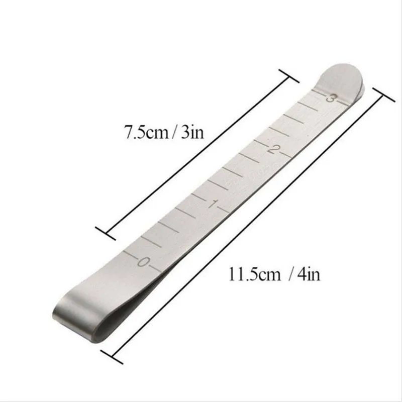 

5pcs Metal Sewing Crimping Clip Stainless Steel Hemming Clips Ruler