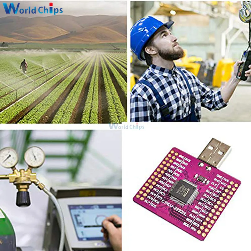 FT2232HL USB к UART двухканальный модуль FIFO SPI I2C IIC для JTAG RS232 CJMCU-2232HL внешней памяти |