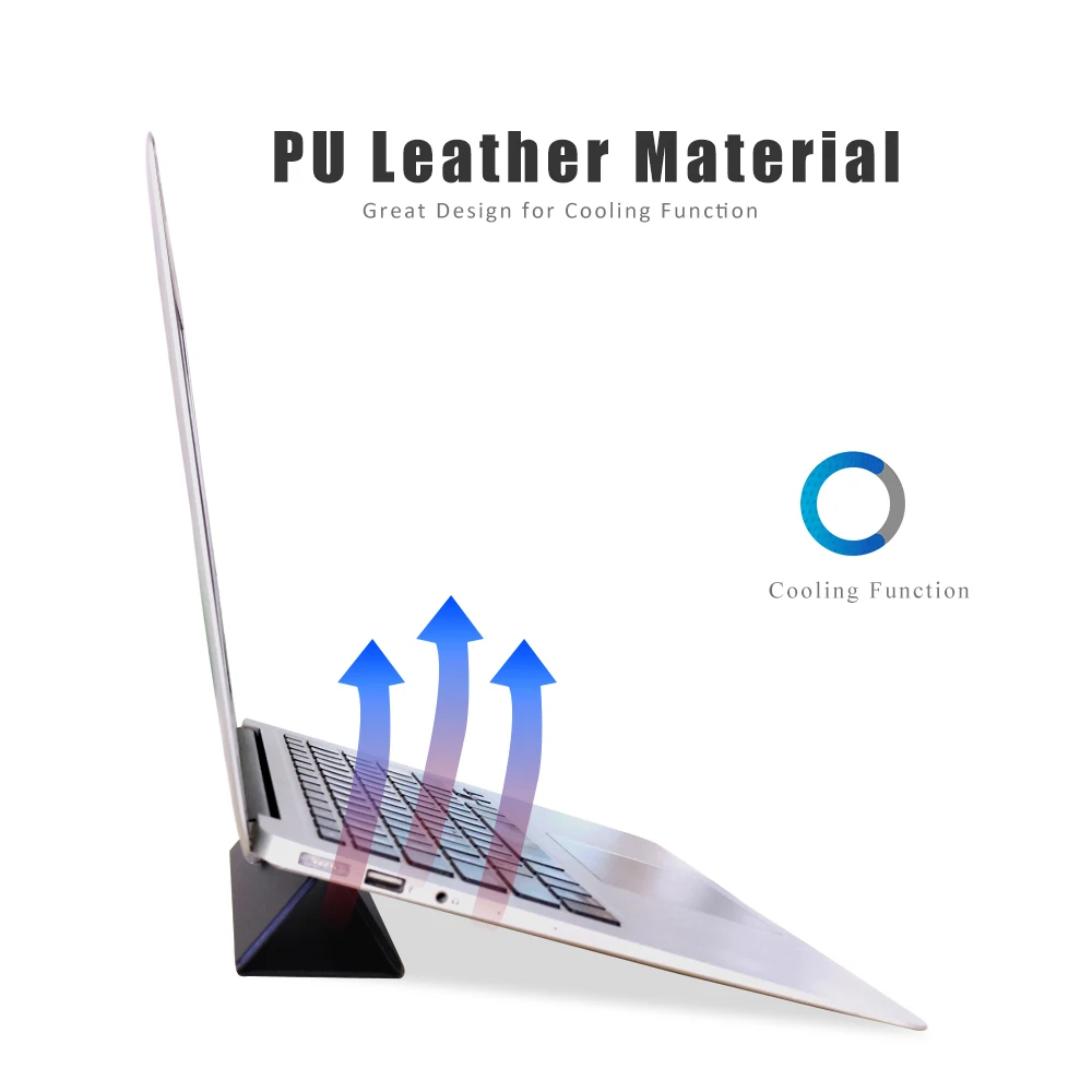 Adjustable Laptop Stand for Macbook Folding Magnetic Phone Holder PU leather Portable Tablet iPad Mini 5 4 3 2 1 | Автомобили и