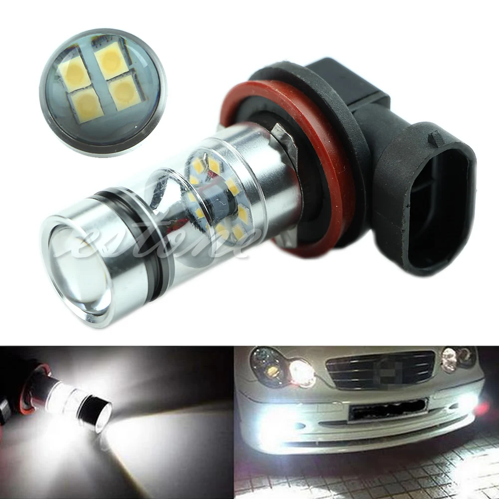 

H11 100W LED 20-SMD Projector Fog Driving DRL Light Bulb
