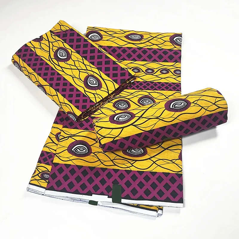 Настоящий Африканский материал 2020 Высококачественная вощеная ткань с принтом