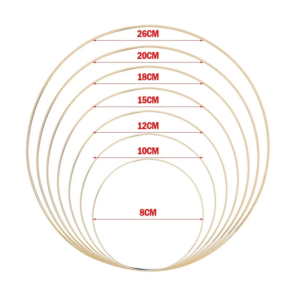 

Ring Embroidery Hoop Sewing Tools Bamboo Circle Round Wooden DIY Art Craft Cross Stith Tools Flower Wreath Home House Decor