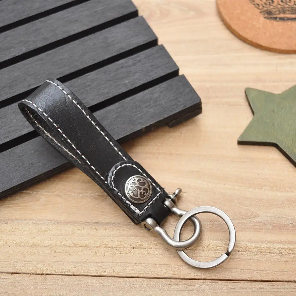 Винтажный держатель ключа кошелечного типа роскошная кожаная ключница