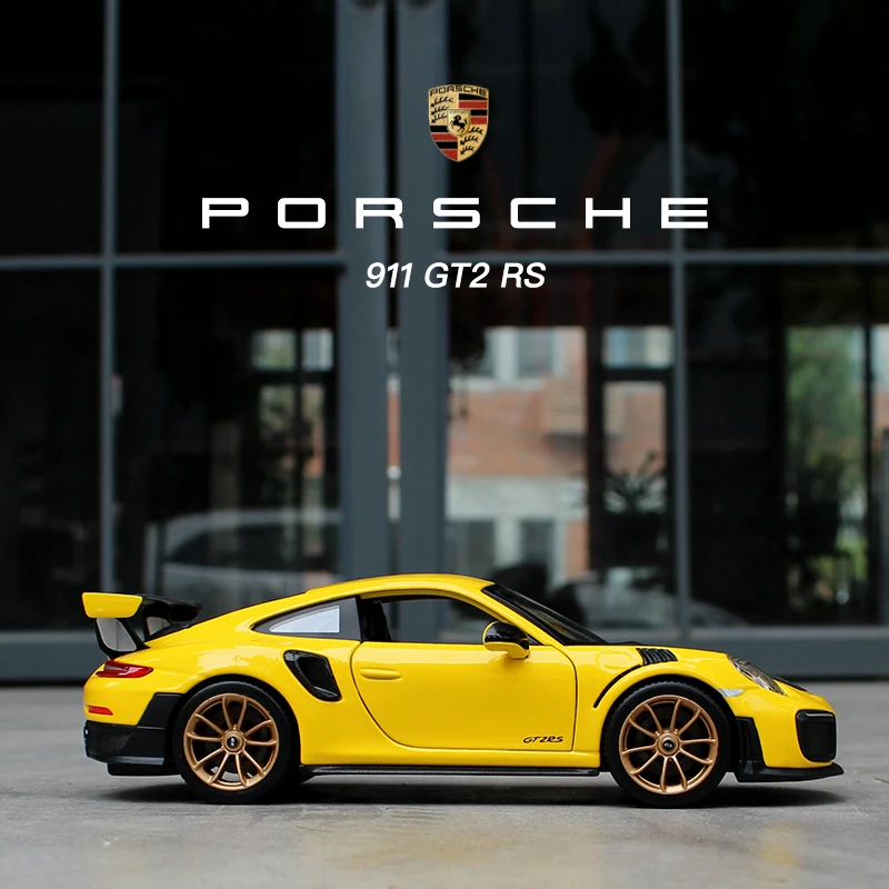 Модель автомобиля Maisto 1:24 Porsche 911GT2 RS Roadster модель из сплава украшение коллекционная
