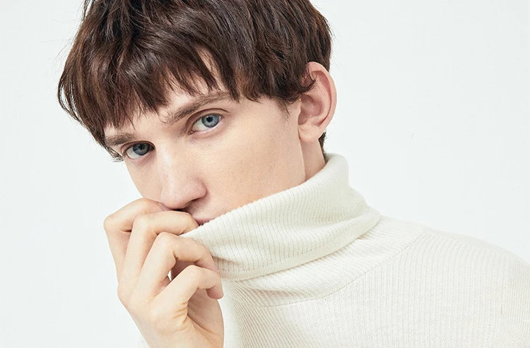 JackJones Мужской умный Повседневный светильник с длинными рукавами свитер с воротником-стойкой 219324525