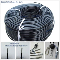 fitness gym special wire rope 56mm diameter pu skin weight bearing 800kg fitness equipment accessories wholesale discount price