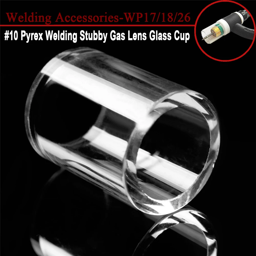 #10 прозрачный пирекс сварочный стакан с газовой линзой для Tig WP17 WP18 WP26 фонарь чные