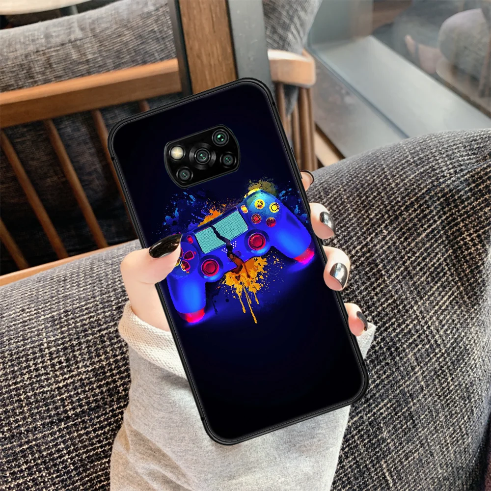 

PlayStation ps Phone case Cover Hull For Xiaomi Mi A2 A3 8 9 9T Note 10 Se Lite Pro Black Etui Luxury Funda Silicone Shell