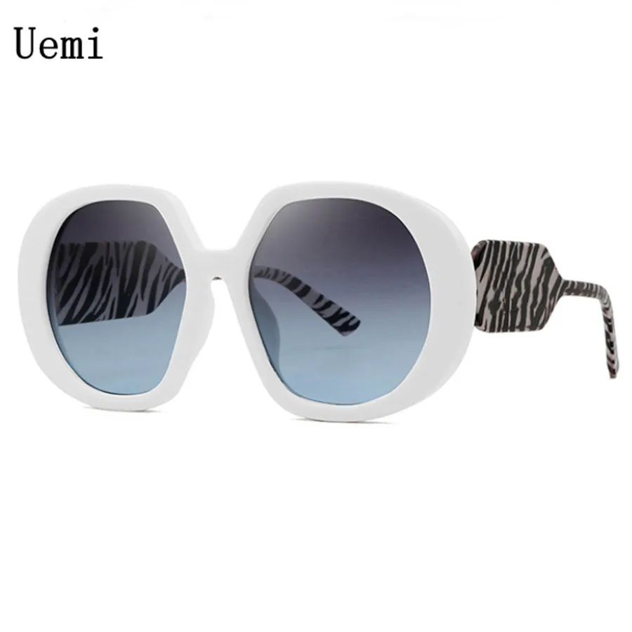 

Female Oval Sunglasses Glasses Brand 2021 Luxury For Women Men Oversized Retro Blue Shades Eyewear Design Sun UV400 Wholesale