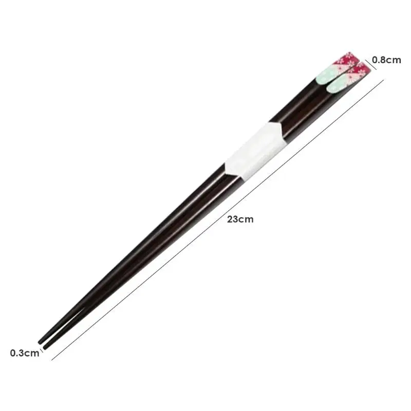 1 пара Портативный японский многоразовые Non-Slip суши Еда натурального бука палочки