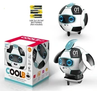 ai robotic ball robot voice control with infrared obstacle avoidance speech recognition intelligent electric toy voice robot