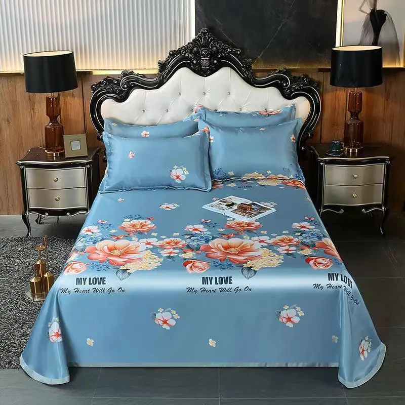 Комплект летнего постельного белья из 3 предметов роскошный коврик вискозы 1