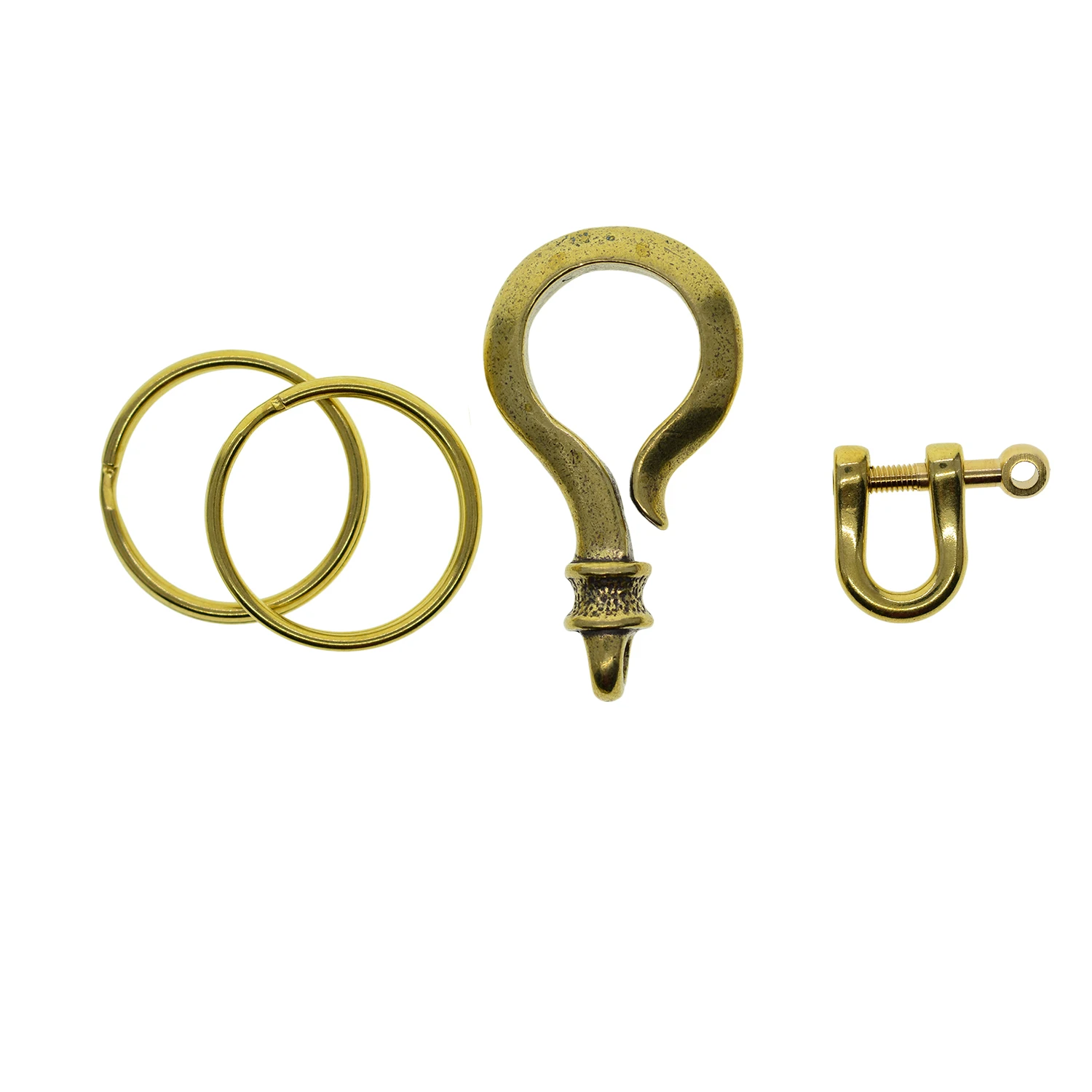 Ручной твердой латуни простота творческой вопросительного знака японский рыба