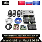 Шаговый двигатель Nema23, набор для РоссииЕС: двигатель постоянного тока 2,3 N с одним валомдвойным валом с драйвером двигателя TB6600 DM542 DM556 + плата MACH3