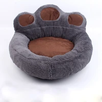 winter lovely dog bed soft material pet nest kennel for cat puppy sofa beds cartoon bears paw warm dog bed house cat sleep mat