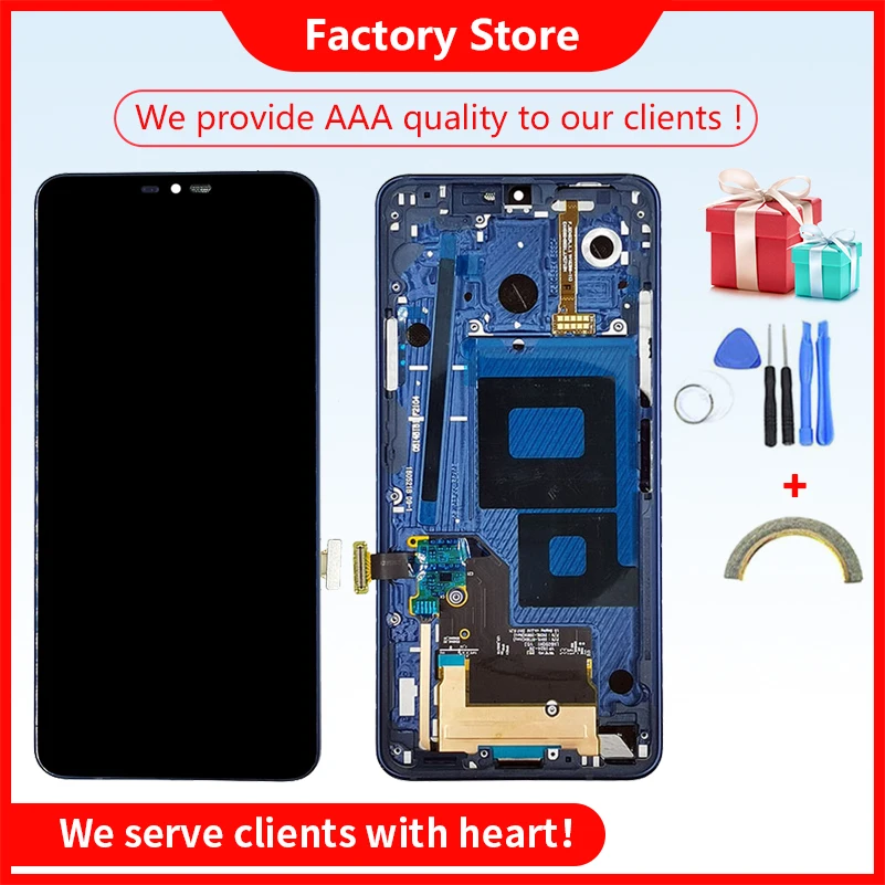 Enlarge AAA Quality For LG G7 LCD G710EM G710PM G710VMP G710TM G710N G710VM Display Touch Screen Digitizer Assembly For LG G7 ThinQ G710