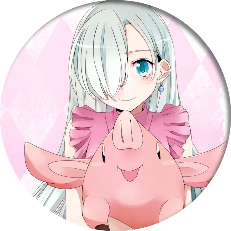 Брошь в стиле аниме Семь смертных грехов значок косплея мелиодас ястреб булавка