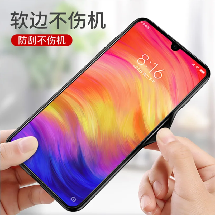 Новый акриловый стеклянный деловой анти осенний чехол Telefone móvel для Xiaomi Vermelho mi redmi