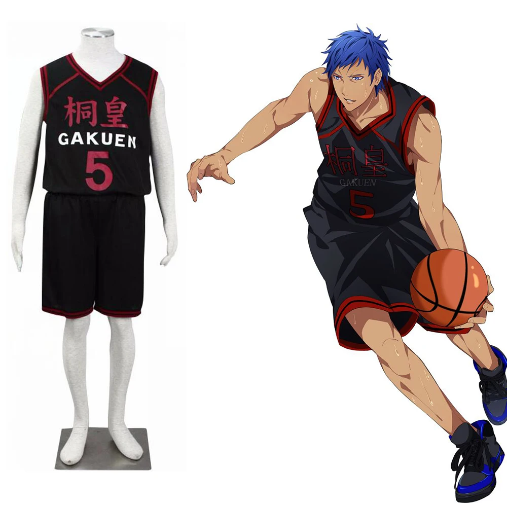 Бесплатная доставка Джерси В Стиле Аниме Kuroko No Basuke Баскетбол куроко Косплэй
