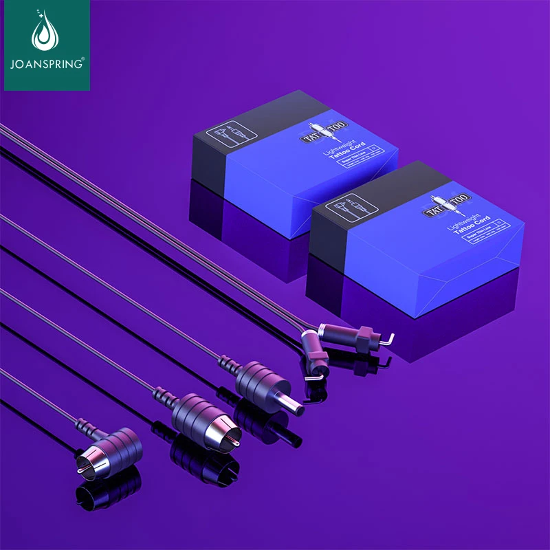

Soft Thin Silicone Tattoo Clip Cord Pure Copper Cores Power Cable Line 2.2M Connection RCA DC For Tattoo Machine Power Supply