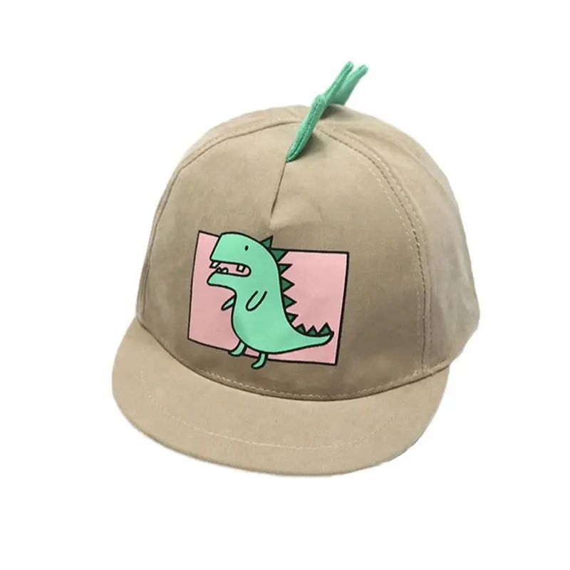 Новая бейсбольная кепка с динозавром из мультфильма для маленьких мальчиков и