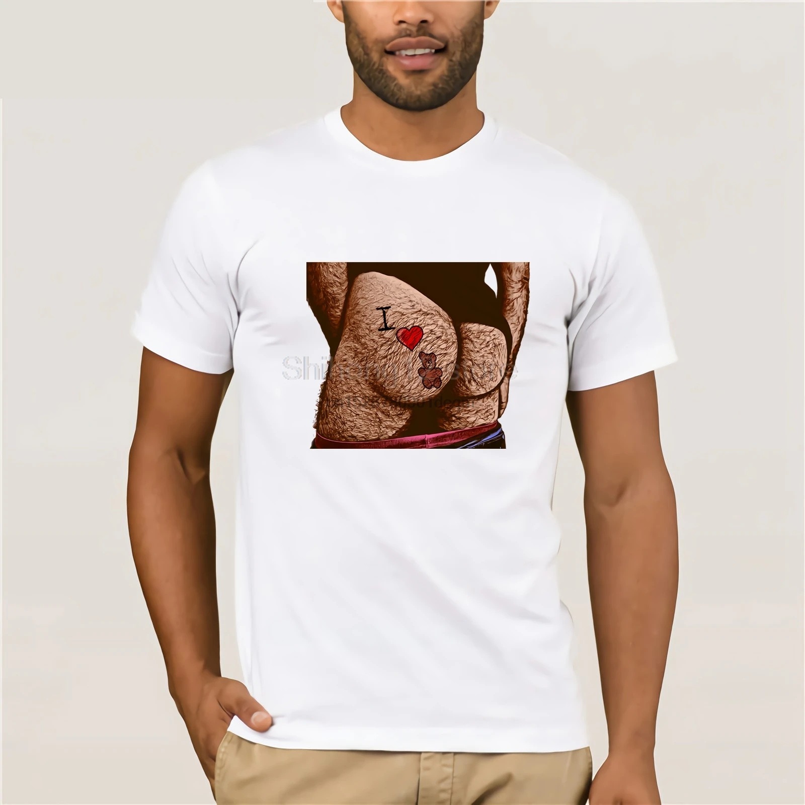 Футболка с изображением медведей I Heart (Art) футболка медведя для геев оригинальный