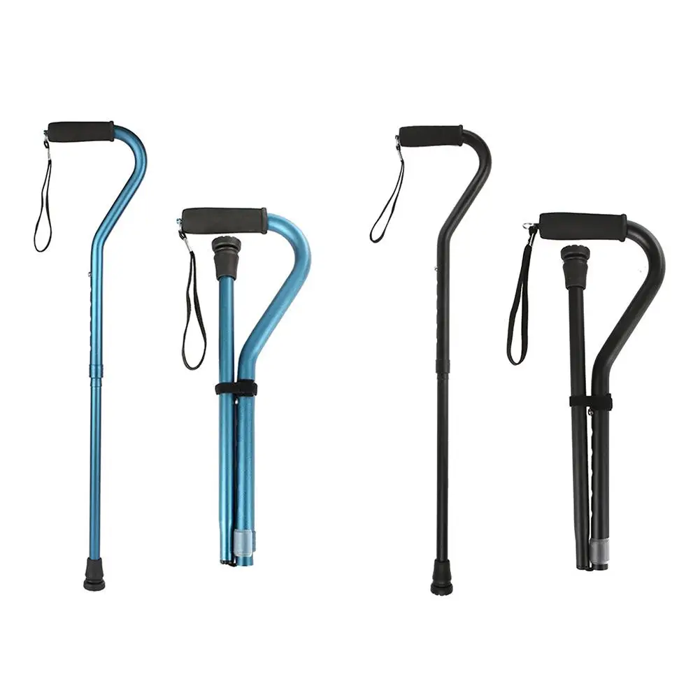 1 предмет складной трость Легкая регулировка костыль удобные рукоятки