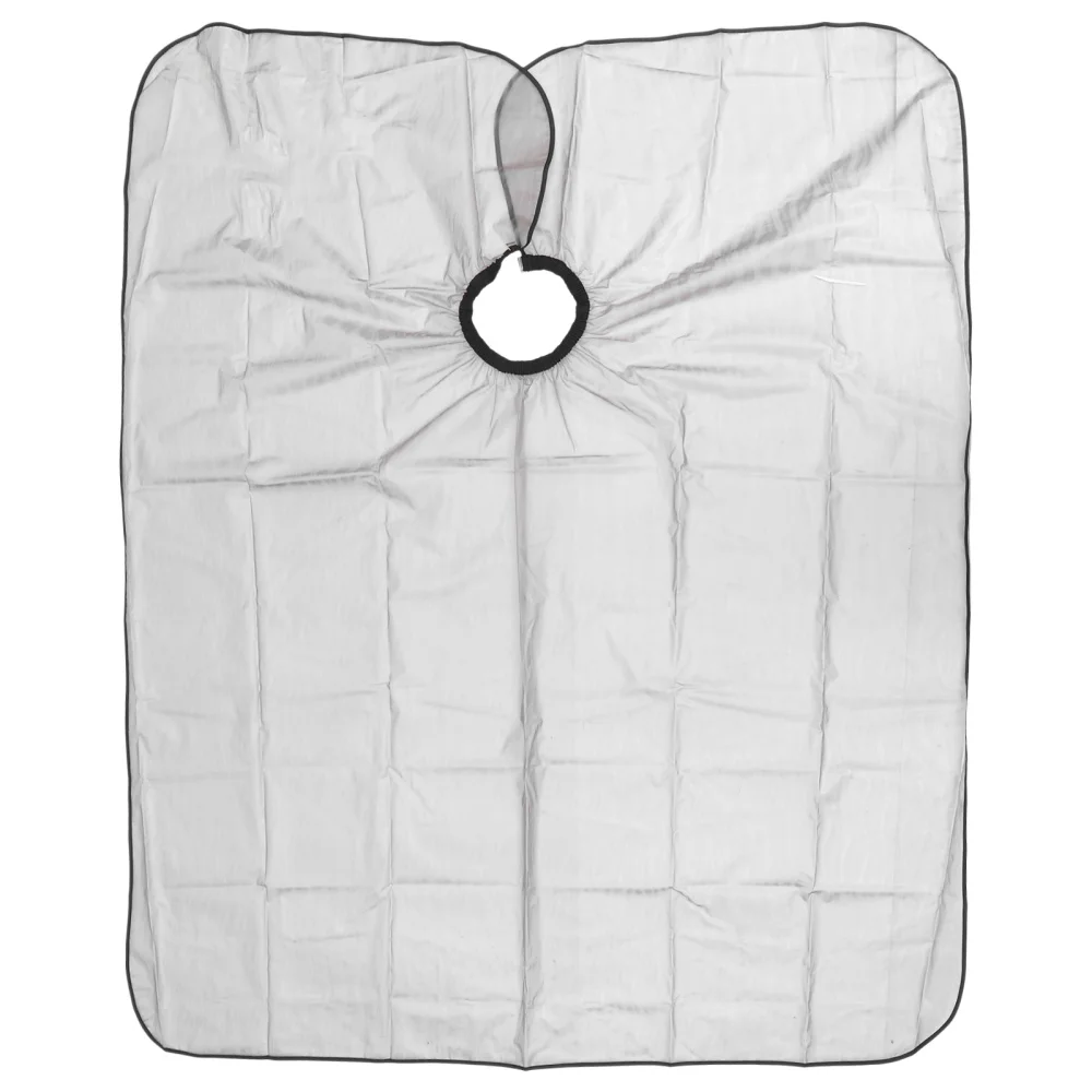 

1Pc Hairdressing Cape Waterproof Transparent Gown for Hair Dyeing