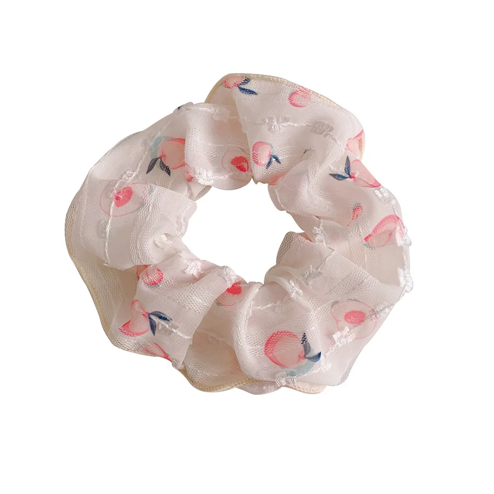 

Free shipping women fruit Hair bands summer scrunchies girl's hair accessories Pony Holder