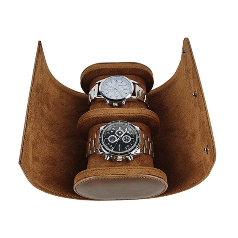 

Luxury PU Leather Watch Storage Box Travel 2 Positions Watches Organizer Case for Men Women Christmas Anniversary Gifts
