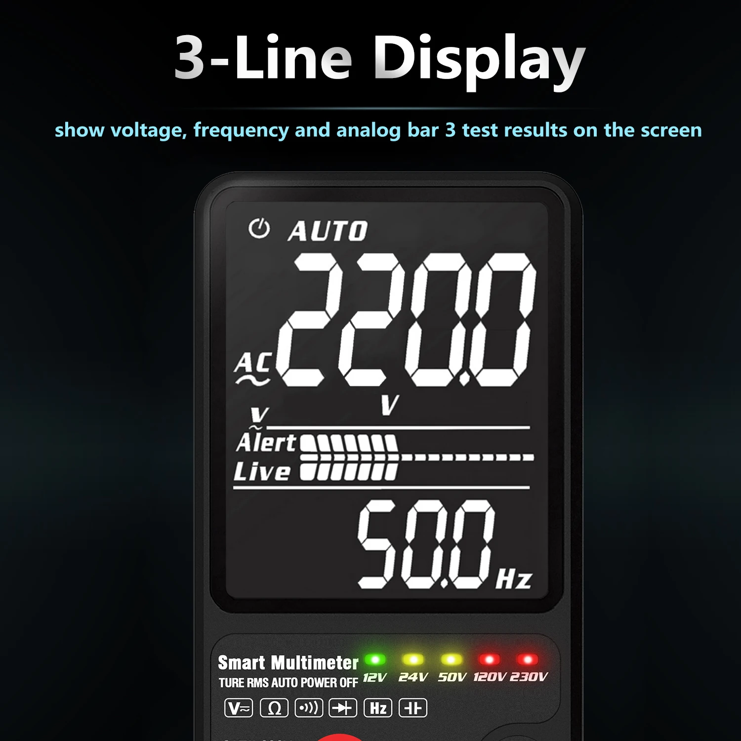 Цифровой мультиметр BSIDE ADMS9CLN двухрежимный измеритель напряжения сопротивления