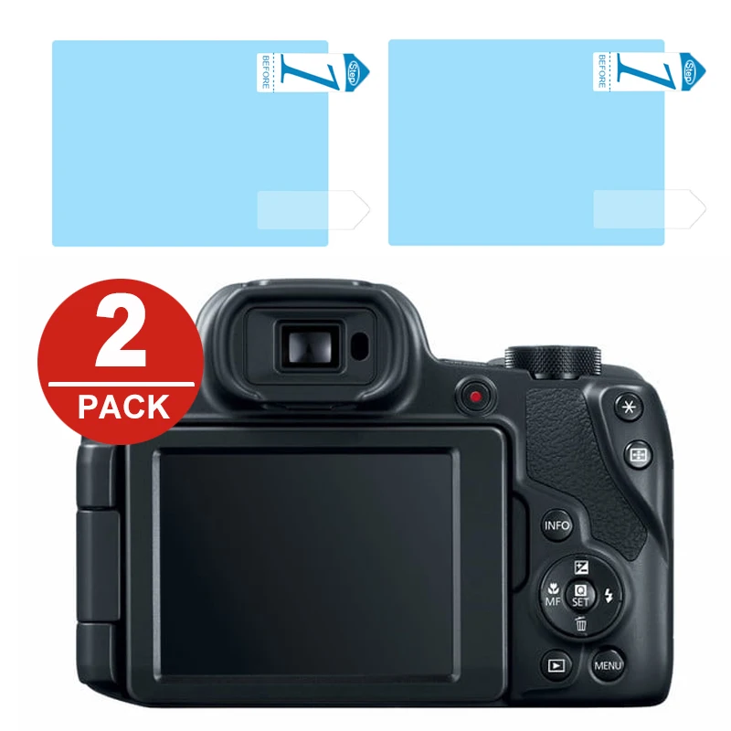 Защитная пленка для жк экрана 2x защитная Canon Powershot SX740 SX730 SX70 SX60 SX720 SX710 SX620 SX610 HS G15 G16