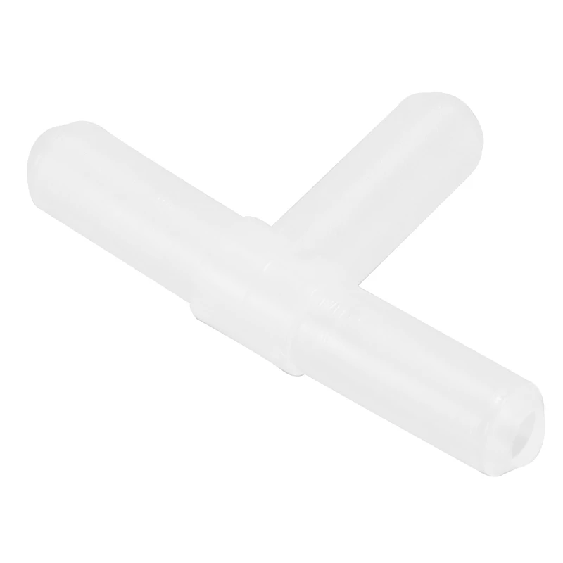

Plastic 3-way T-shape Aquarium Air Valves 100 Pcs Clear White