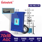 Усилитель сотового сигнала Lintratek GSM 900 4G LTE 800 B20 1800 2600 B7, усилитель сигнала интернет, повторитель сотового телефона для 2G или 4G