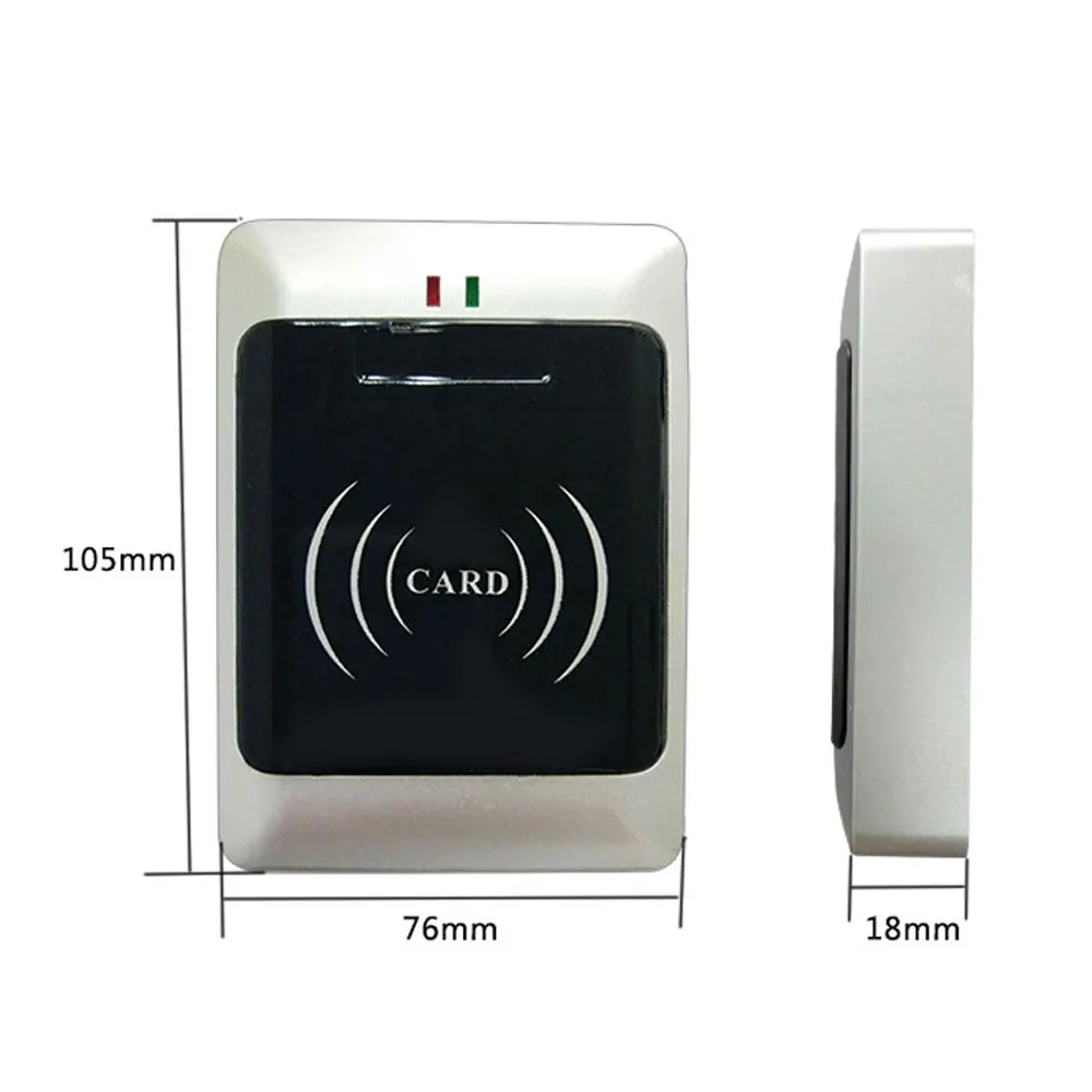 RFID автономный однодверный контроль доступа водонепроницаемый IP67 две карты с 10