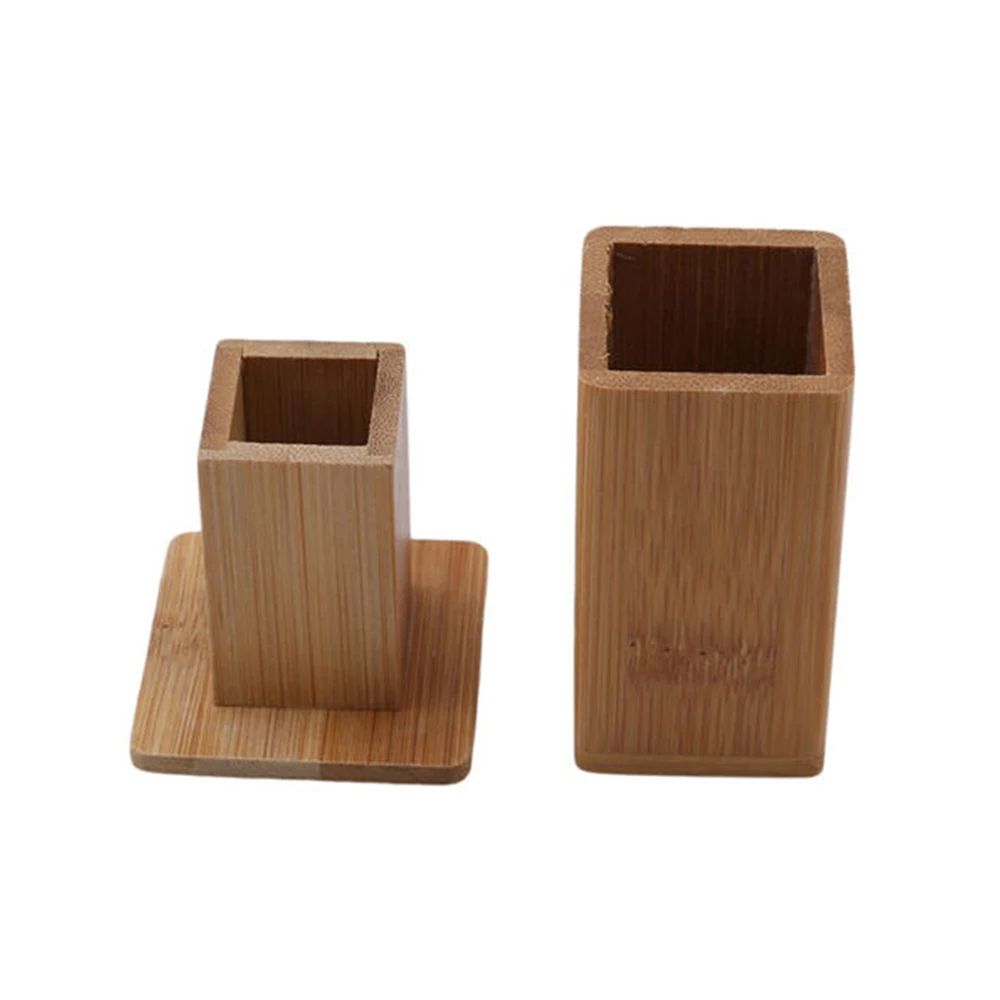 Новинка 3 3*1 4 дюймов бамбуковая коробка для зубочисток с квадратной